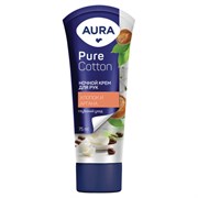 Крем для рук ночной 75 мл, AURA Pure Cotton "Хлопок и аргана", 12793