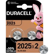 Литиевые батарейки Duracell CR2025-2BL