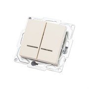 2-клавишный выключатель GUNSAN Eqona