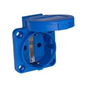 Встраиваемая безвинтовая розетка PCE 109-0b