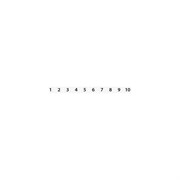 Горизонтальная маркировка Klemsan DO10/10;