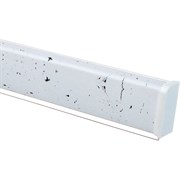 Плинтус ООО ДЕКОПЛИНТ КВАДРО Д № 3028 мрамор марквина белый 3.05 м