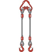Двухветвевой канатный строп ТамбовТехСнаб 2СК