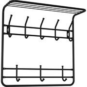 Двухъярусная настенная вешалка ЗМИ ВСП8Ч