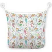 Настенная сетка-органайзер для ванной для игрушек JoyArty Маленькие русалочки