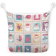 Настенная сетка-органайзер для ванной для игрушек JoyArty Праздничные марки