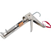 Полукорпусный оцинкованный пистолет для герметиков ZOLDER Люкс