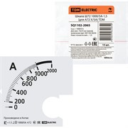 Шкала для а72 х/5а TDM ELECTRIC ш72 1000/5а-1.5