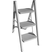 Стальная стремянка АЛЮБЭСТ Lux