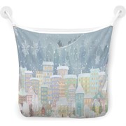 Настенная сетка-органайзер для ванной для игрушек JoyArty Канун Нового Года