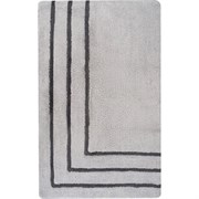 Хлопковый коврик для ванной комнаты Fora TWISTER BLACK