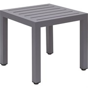 Кофейный уличный стол GreenWeen CAPRI каркас алюминий, цвет серый, 440x440x400 мм