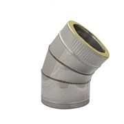 Изолированный отвод РОССТИН 45 D300-350 (304-0,5/430-0,5)