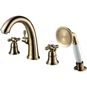 Встраиваемый смеситель на борт ванны Lemark Vintage