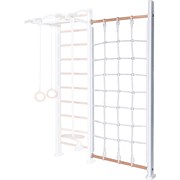 Стойка с сеткой Perfetto Sport Verticale in legno con rete bianco-naturale