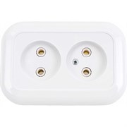 Двухместная розетка Кунцево-Электро ВАЛЕНТИНА РС10-393