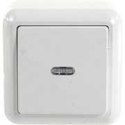 Одноклавишный выключатель Кунцево-Электро ОПТИМА А110-386