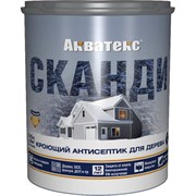 Кроющий антисептик для дерева Акватекс Сканди 65099