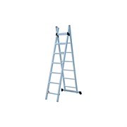Универсальная двухсекционная лестница Biber 98427