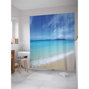 Шторка-занавеска для ванной JoyArty Плывущие волны