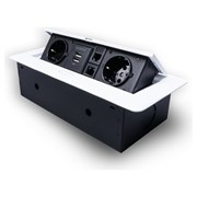 Горизонтальная выдвижная розетка ROCKETSOCKET SHS021-W