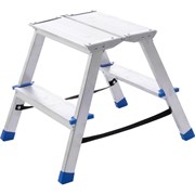 Двухсторонняя алюминиевая стремянка STAIRS AMP202