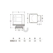 Сервопривод SR Rubinetterie 0092-02400000