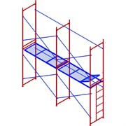 Комплект рамных лесов МЕГА 771