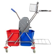 Двухведерная уборочная тележка NV NV-11987