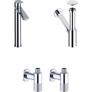 Высокий смеситель для накладной раковины Wellsee ICON! for life