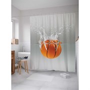 Шторка-занавеска для ванной JoyArty Водный баскетбол