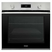 Многофункциональный электрический духовой шкаф Delonghi nsm 11 xl rus, 60 см, черный, конвекция, гриль, booster, поддержка паром, телескопические направляющ