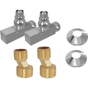 Комплект для подключения полотенцесушителя Aquatek aq 2020ch