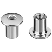 Декоративная мебельная плоская гайка ЦКИ М6x12x15 SW4 720 Ц. лам. (2 шт.)