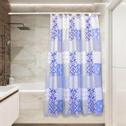 Штора для ванной Сантис peva pv-125 (пэчворк) 75 gsm 180x180 см