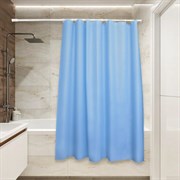 Штора для ванной Сантис peva pv-204 (голубая) 54 gsm 180x180 см
