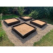 Комплект из 4-х досок дпк для грядок и клумб Еврогрядка rumex