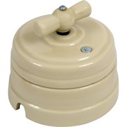 Фарфоровый поворотный выключатель Мезонинъ GE70401-02