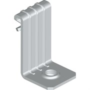 Вертикальный балочный зажим УМС 1-5 мм с отгибом и резьбой М8