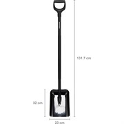 Совковая лопата FISKARS Ergonomic Pro