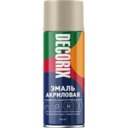 Универсальная аэрозольная акриловая эмаль Decorix 0101-33 DX