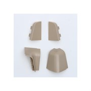 Комплект заглушек к плинтусу для столешниц ООО ДЕКОПЛИНТ ДЖОКЕР