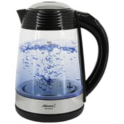 Электрический стеклянный чайник Atlanta ATH-2535 black