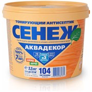 Антисептик для дерева СЕНЕЖ АКВАДЕКОР