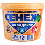Антисептик для дерева СЕНЕЖ АКВАДЕКОР