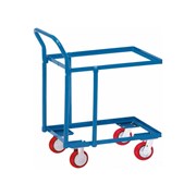 Каркасная двухъярусная тележка для евробокса МосТележка ТКЕ2-6282