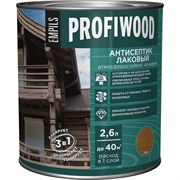 Лаковый тонирующий атмосферостойкий алкидный антисептик Profiwood 67036