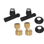 Комплект для подключения полотенцесушителя Aquatek aq 1020bl