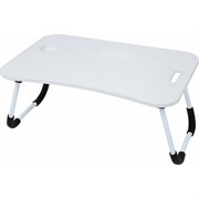 Столик складной для ноутбука/завтрака BRABIX BT-001 600х400х265 мм, органайзер, белый