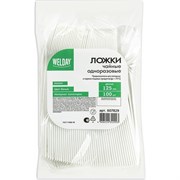 Одноразовые пластиковые чайные ложки ОФИСМАГ 607829